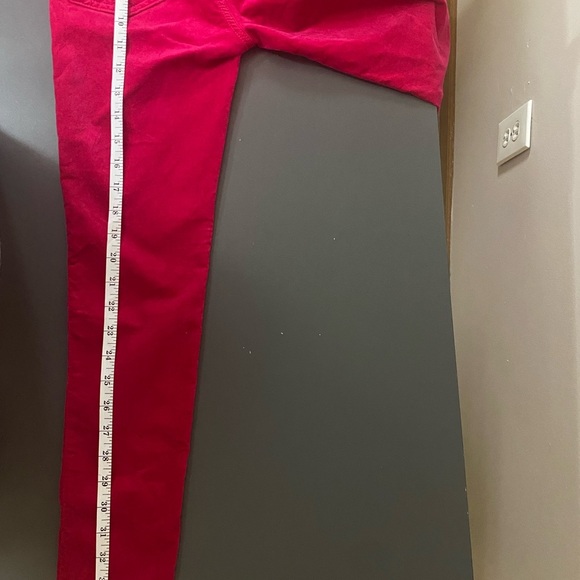 Rag & Bone Women High Rise Red Velvet Skinny Jeans size 25.Excellent Condition - Picture 6 of 13